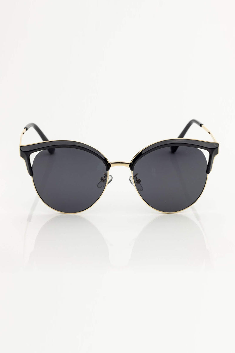 Sunglasses- Azizia Hexagon-Black Grey -75543-Bikinilista (1)