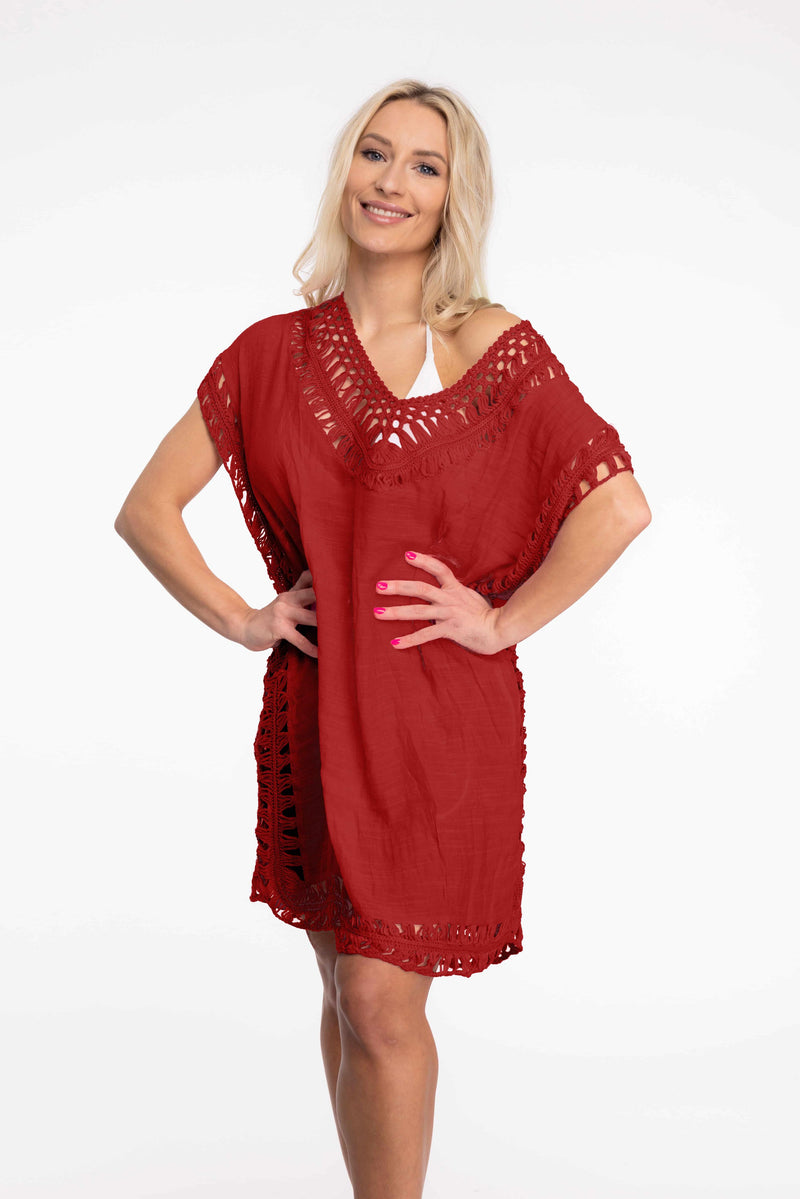 Cardigan-Shiny Fashion-Red-Bikinilista (1)