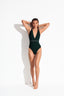 SWAROVSKI SHARON BEACH ONE PIECE SWIMSUIT - Midnight Black - front