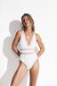ALIMINI BEACH ONE PIECE SWIMSUIT - Snow White - front