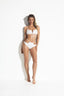 JAVA ISLAND BALCONETTE BIKINI - Snow White - front