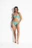 JAVA ISLAND BALCONETTE BIKINI - Mint - front