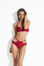 JAVA ISLAND BALCONETTE BIKINI - Lipstick Red - front