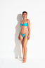 WAIKIKI BEACH BANDEAU BIKINI - Arctic Blue - front
