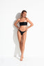 OCEAN VIEW BANDEAU BIKINI - Midnight Black - front