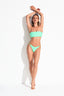 OCEAN VIEW BANDEAU BIKINI - Spring Green - front