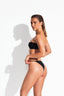 WAIKIKI BEACH BANDEAU BIKINI - Midnight Black - back