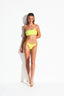 OCEAN VIEW BANDEAU BIKINI - Citrus Green - front
