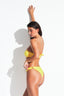 SANTA MARIA BANDEAU BIKINI - Bumblebee Yellow - side