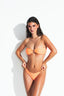 SANTA MARIA BANDEAU BIKINI - Tiger Orange - front