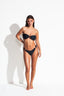 SANTA MARIA BANDEAU BIKINI - Midnight Black - front