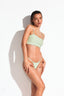 SAINTE MAXIME BUSTIER BIKINI - Olive Green - front