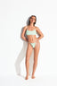 NA PALI COAST BANDEAU BIKINI - Olive Green - front