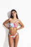 DI LUNA RAINBOW BUSTIER BIKINI - Rainbow - front