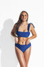 ESTELLA DE MAR BUSTIER BIKINI - Admiral Blue - front
