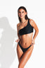 CAP DE BARBORIA BUSTIER BIKINI - Midnight Black - front