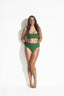 ESTELLA DE MAR BUSTIER BIKINI - Moss Green - front