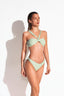 AMALFI COAST BANDEAU BIKINI - Olive Green - side