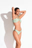 AMALFI COAST BANDEAU BIKINI - Olive Green - side