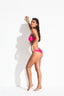 NAMORIK ISLAND BUSTIER BIKINI - Fuscia - side