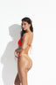 COSTA SMERALDA BANDEAU BIKINI - Tiger Orange - back