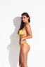 SEVEN SEAS BANDEAU BIKINI - Bumblebee Yellow - side