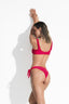 HORIZON VIEW BANDEAU BIKINI - Candy Red - back