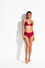 SYDNEY OCEAN TRIANGLE BIKINI - Lipstick Red - front