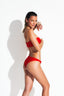 PIKINNI BANDEAU BIKINI - Candy Red - back