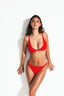 SANT ANTONI TRIANGLE BIKINI - Candy Red - front