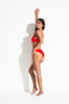 SANT ANTONI TRIANGLE BIKINI - Candy Red - side