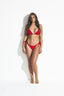 HAVANA BAY TRIANGLE BIKINI - Candy Red - front