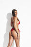 HAVANA BAY TRIANGLE BIKINI - Candy Red - back