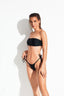 SAINTE MAXIME BUSTIER BIKINI - Midnight Black - front