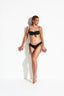 VICTORIA PEAK BANDEAU BIKINI - Midnight Black - front