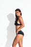 TOKYO BLOSSOM BALCONETTE BIKINI - Midnight Black - side