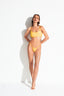 NA PALI COAST BANDEAU BIKINI - Bumblebee Yellow - front