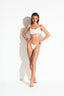 NA PALI COAST BANDEAU BIKINI - Snow White - front