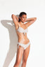 VICTORIA PEAK BANDEAU BIKINI - Snow White - front