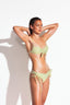 VICTORIA PEAK BANDEAU BIKINI - Olive Green - back