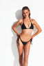 SUNSHINE SEA NECKHOLDER BIKINI - Midnight Black - front