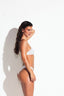 NAMORIK ISLAND BUSTIER BIKINI - Snow White - side