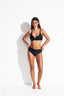 TOKYO BLOSSOM BALCONETTE BIKINI - Midnight Black - front