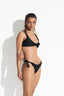 HORIZON VIEW BANDEAU BIKINI - Midnight Black - side