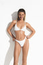 HONOLULU EAST TRIANGLE BIKINI - Snow White - front