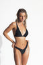 MIAMI OCEAN DRIVE TRIANGLE BIKINI - Midnight Black - front