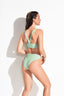 AMALFI COAST BANDEAU BIKINI - Olive Green - back