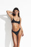COSTA SMERALDA BANDEAU BIKINI - Midnight Black - front