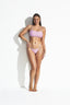 COSTA BRAVA BUSTIER BIKINI - Lavender - front