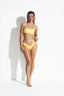 MILANO DESIGN BUSTIER BIKINI - Bumblebee Yellow - front